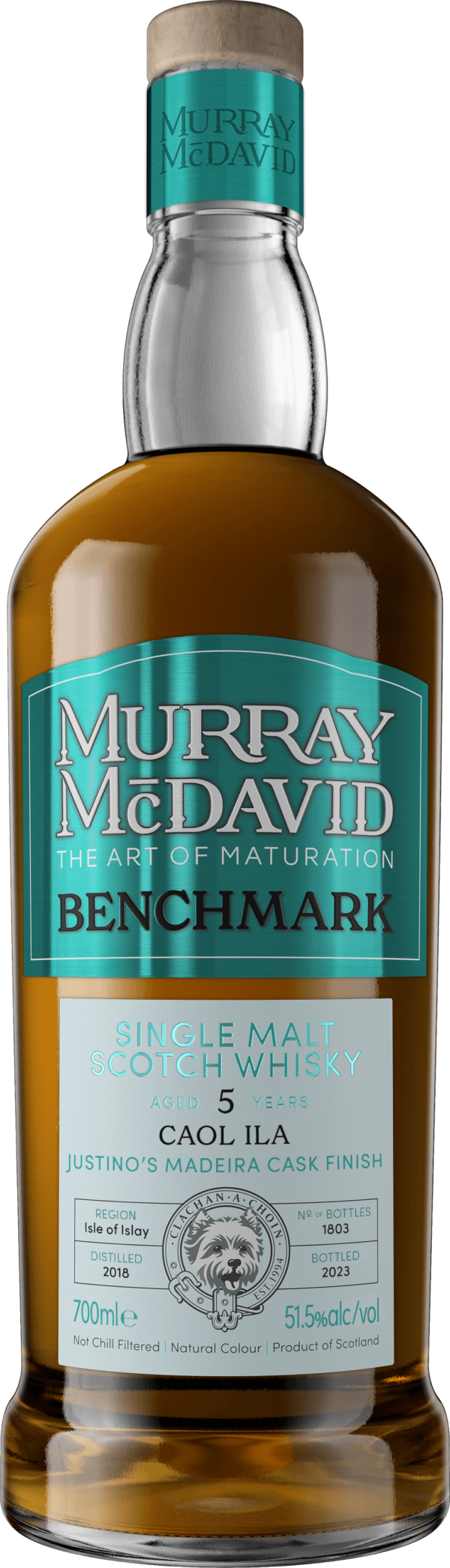 Murray McDavid - Benchmark - Caol Ila 2018 - 5 YO - Justino's Madeira Cask Finish
